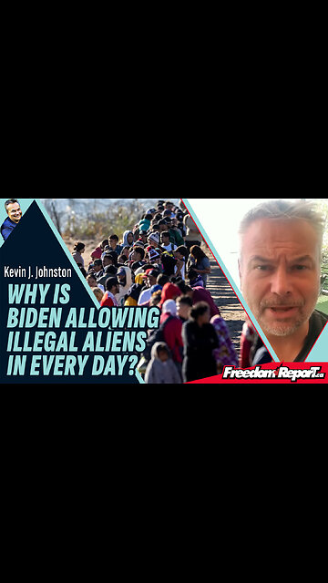 WHY IS BIDEN ALLOWING ILLEGAL ALIENS IN EVERY DAY!