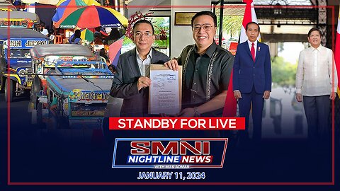 SMNI Nightline News with MJ Mondejar and Admar Vilando | January 11, 2024