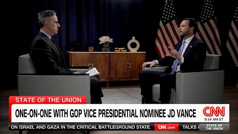 JD Vance Spars with CNN's Jake Tapper on their blatant Russia Hoax lies