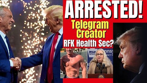 Melissa Redpill Update Today Aug 26- 'Live with Trump & RFK! Telegram Creator Arrested'