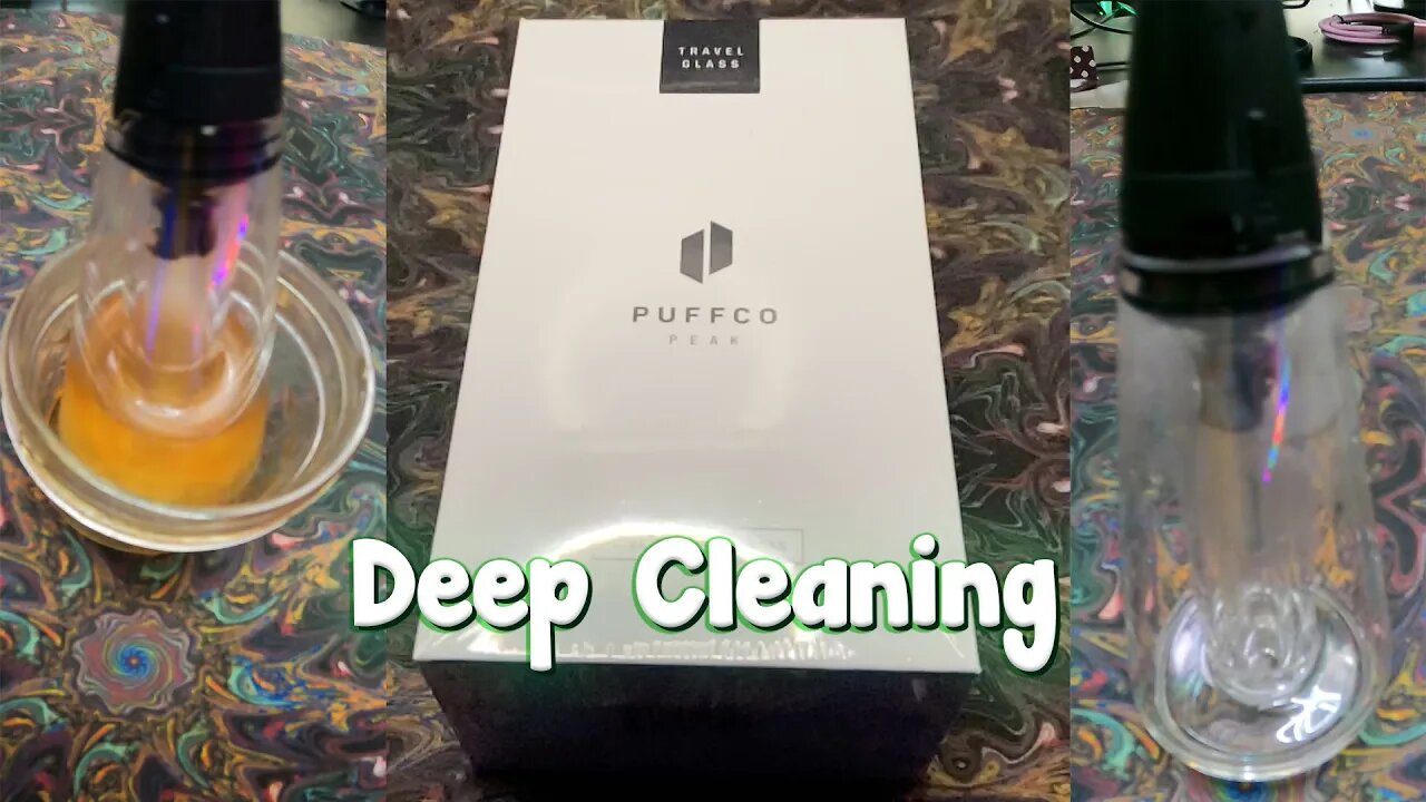 Puffco Peak V2 Travel Glass DEEP Cleaning Tutorial