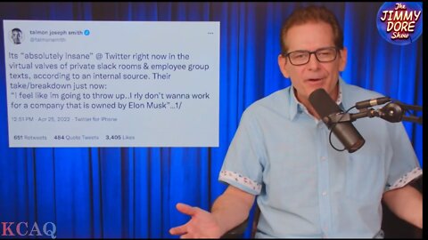 JIMMY DORE: Perhaps You'd Prefer it if the Saudi's Had Bought Twitter?