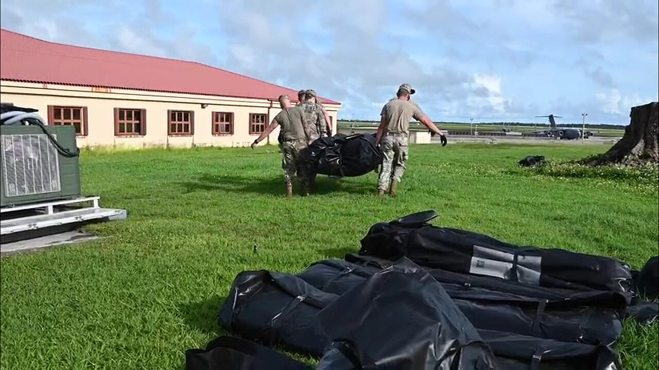 36th Contingency Response Squadron Airmen assembles Project Arcwater (B-Roll)