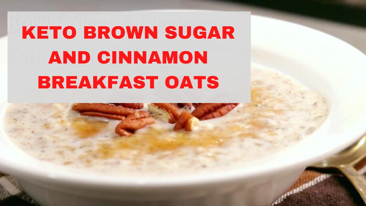 Keto Brown Sugar and Cinnamon Breakfast Oats