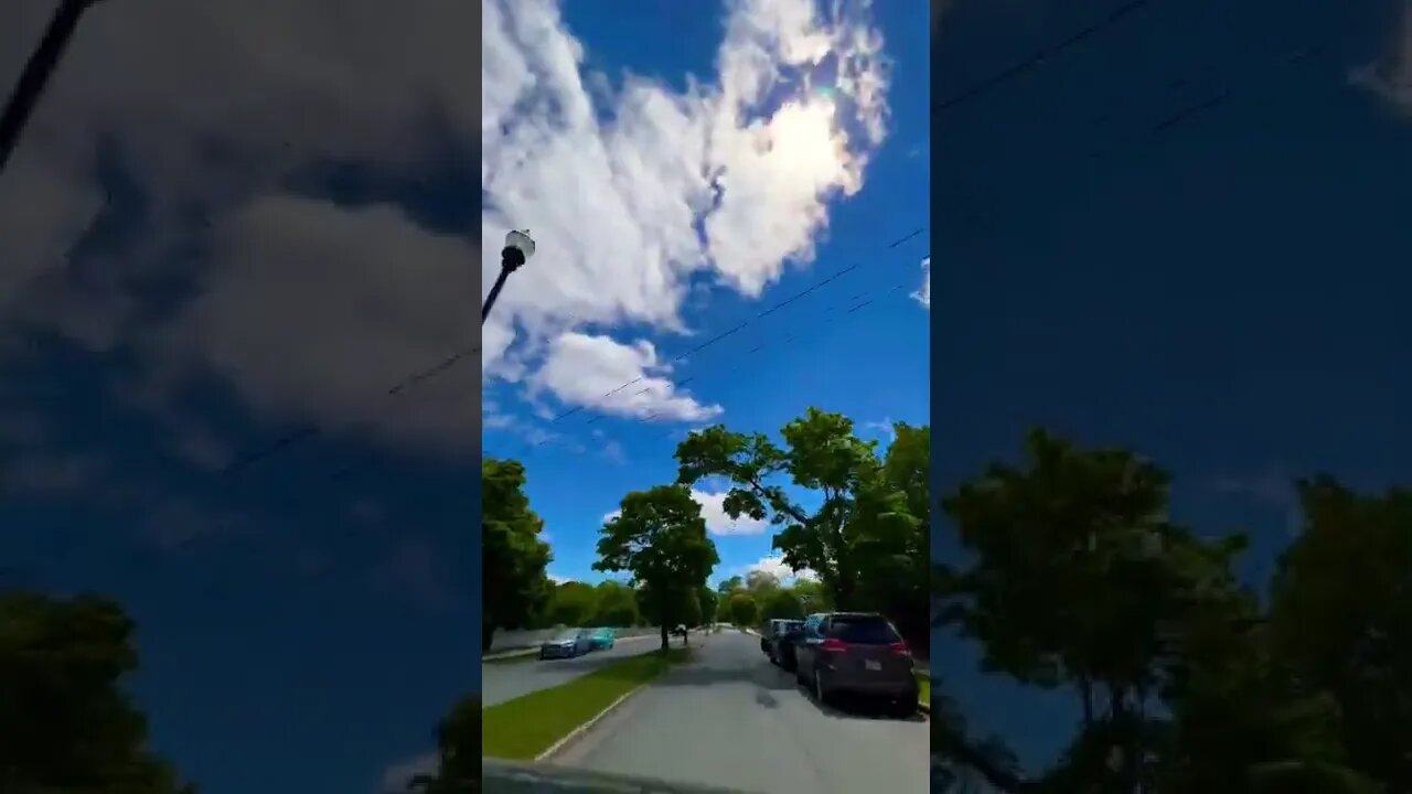 Driving through Halifax Nova Scotia