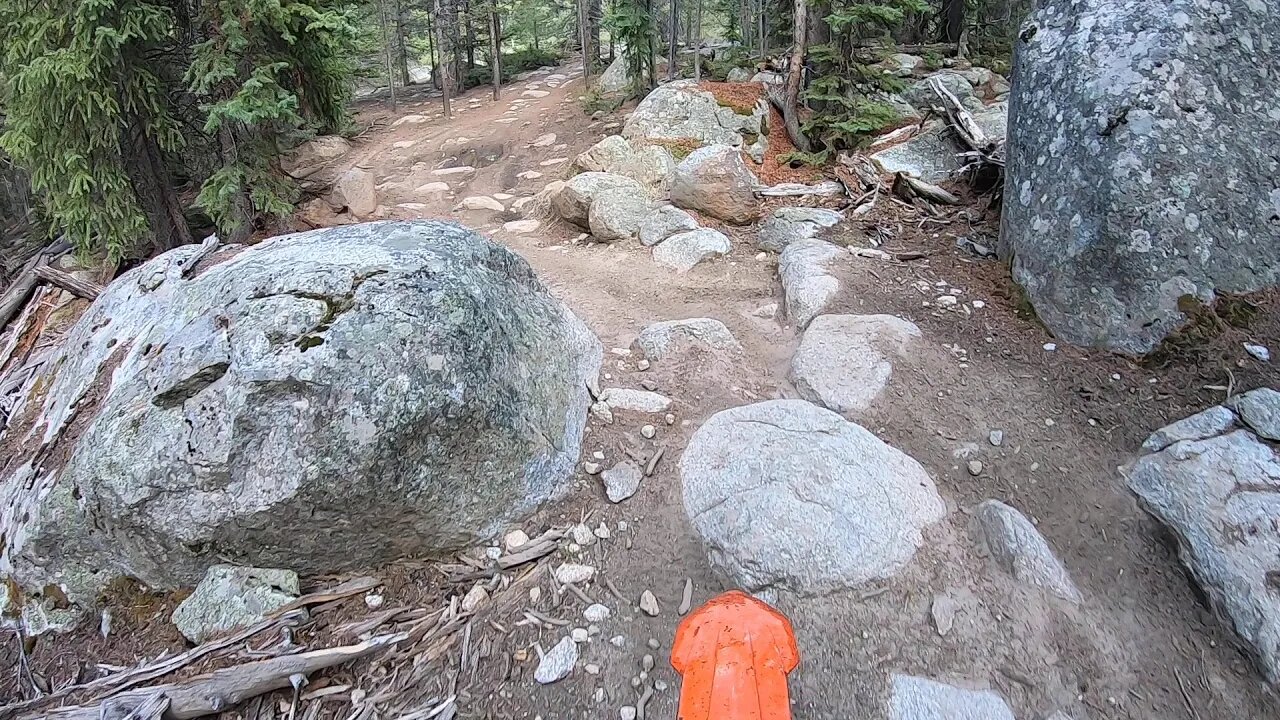 Lilly Pond Trail, Taylor Park Colorado on the Dirt Bike