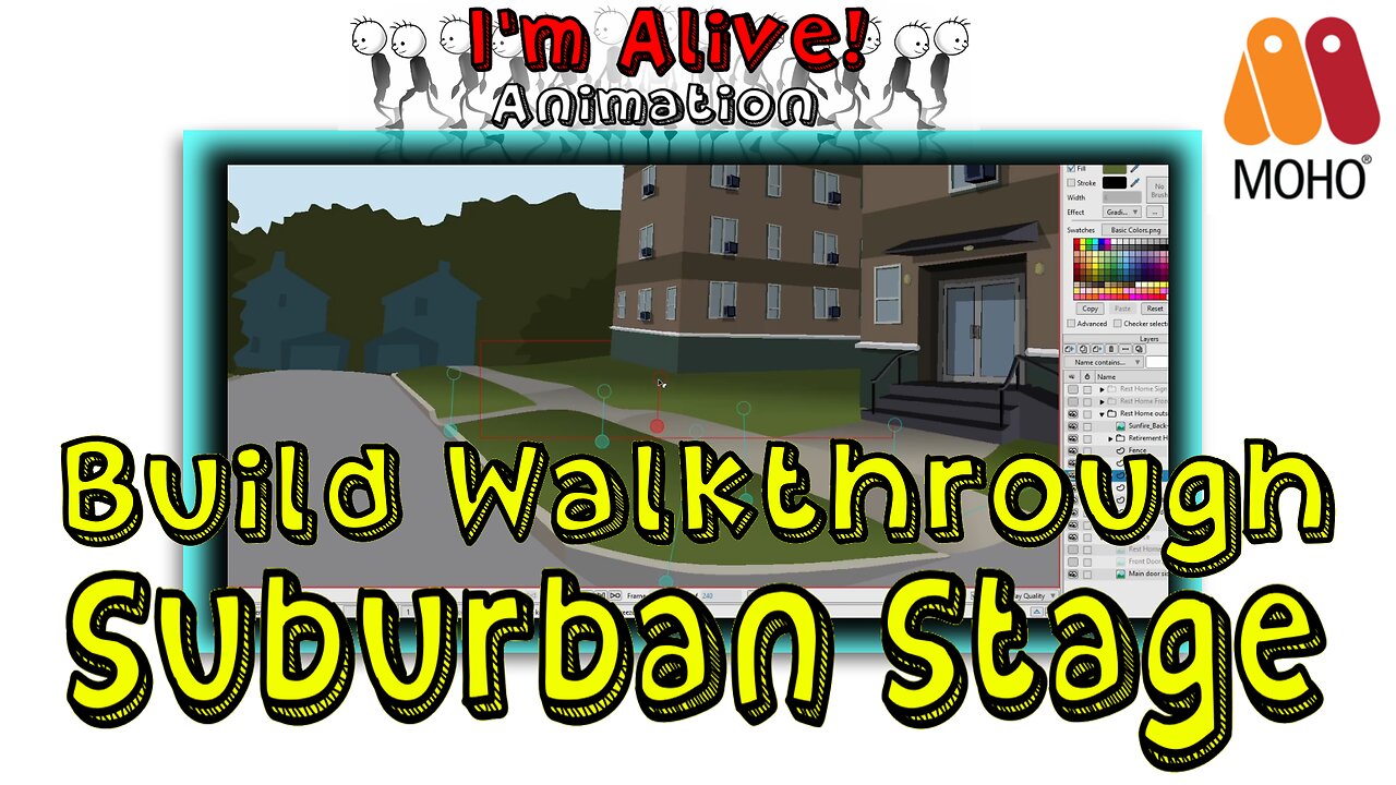 Creating A Suburban Stage | Build Walkthrough | Moho Pro