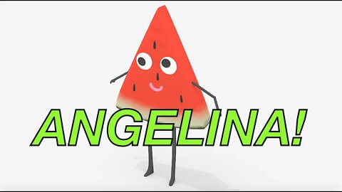 Happy Birthday ANGELINA! - WATERMELON Birthday Song