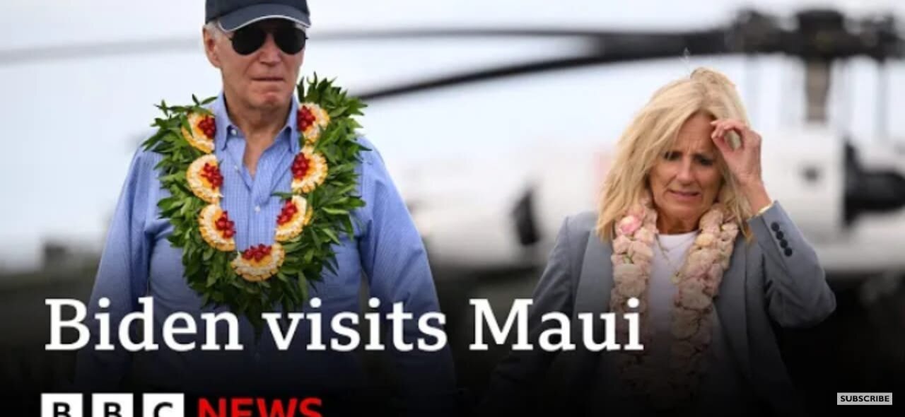 US President Joe Biden visits Maui after wildfires