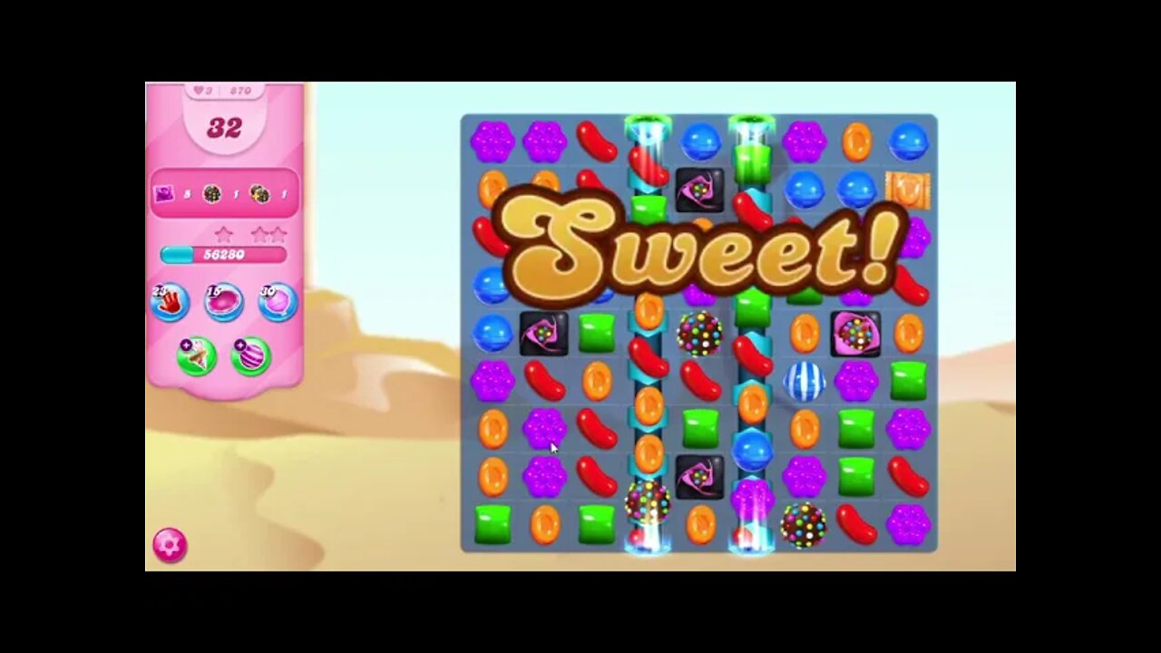 Candy Crush Saga Level 870