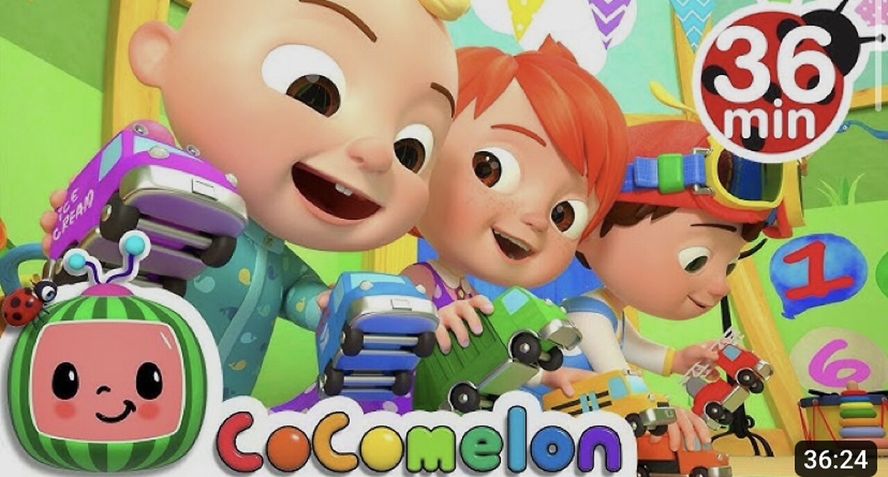 Cartoon learning baby kids Sharing Snacks Song + MORE CoComelon Nursery Rhymes & Animal Songs