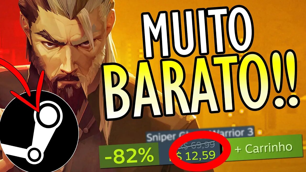 EITA!! JOGOS de PC estão BARATOS em nova PROMOÇÃO na STEAM! Tem jogo por MENOS de 10 REAIS!