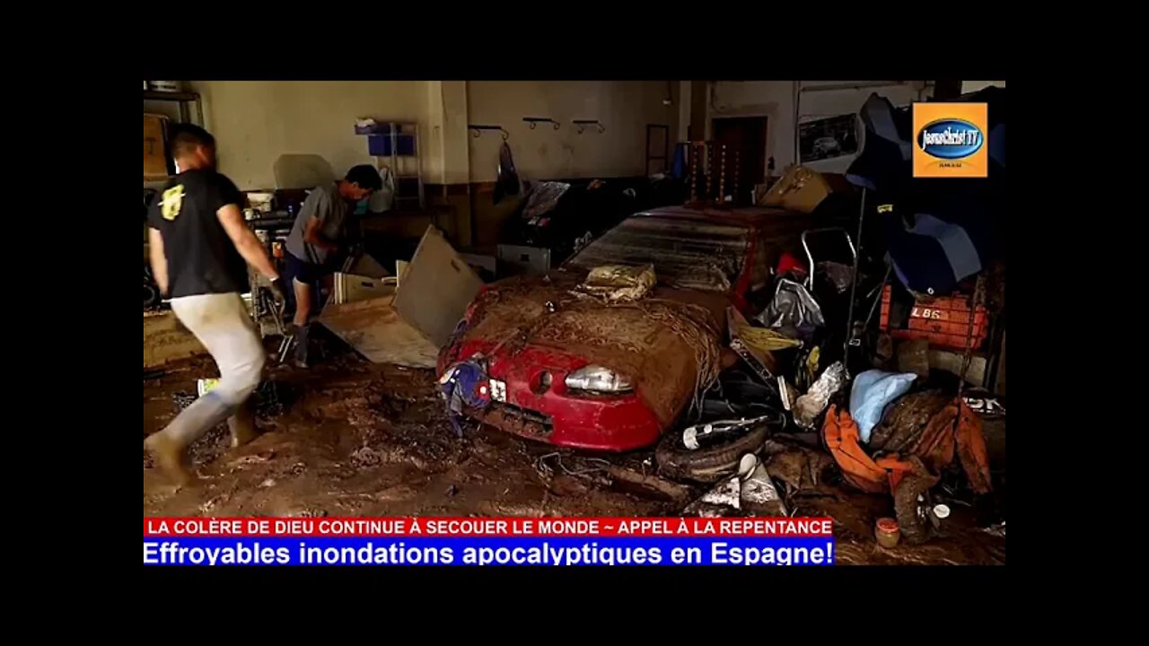 ESPAGNE😱Choquantes images d'effroyables inondations apocalyptiques~DIEU EST EN COLÈRE~ REPENTANCE!