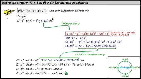 Differentialoperatoren 10 ► Theorem der Exponentialverschiebung (Beweis im nächsten Video)