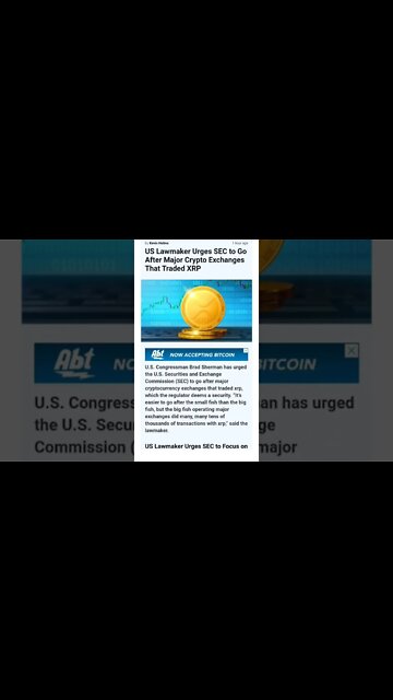 XRP Ripple: US Lawmaker Urges SEC to Focus on Major Crypto Exchanges #cryptomash #cryptonews