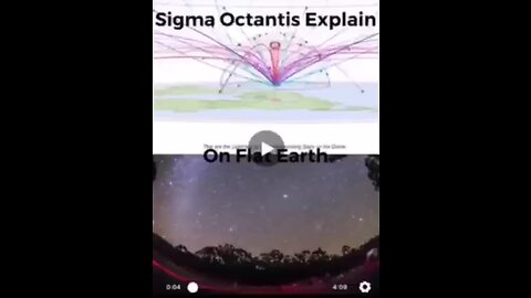 GALAXY BACKGROUND IN FLAT EARTH MODEL