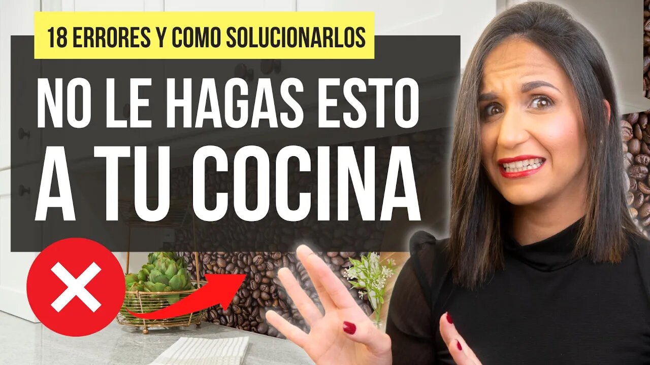 COCINAS 😱 NO COMETAS ESTOS ERRORES 🚫🙅🏻‍♀️ Soluciónalos YA! Diseño de interiores