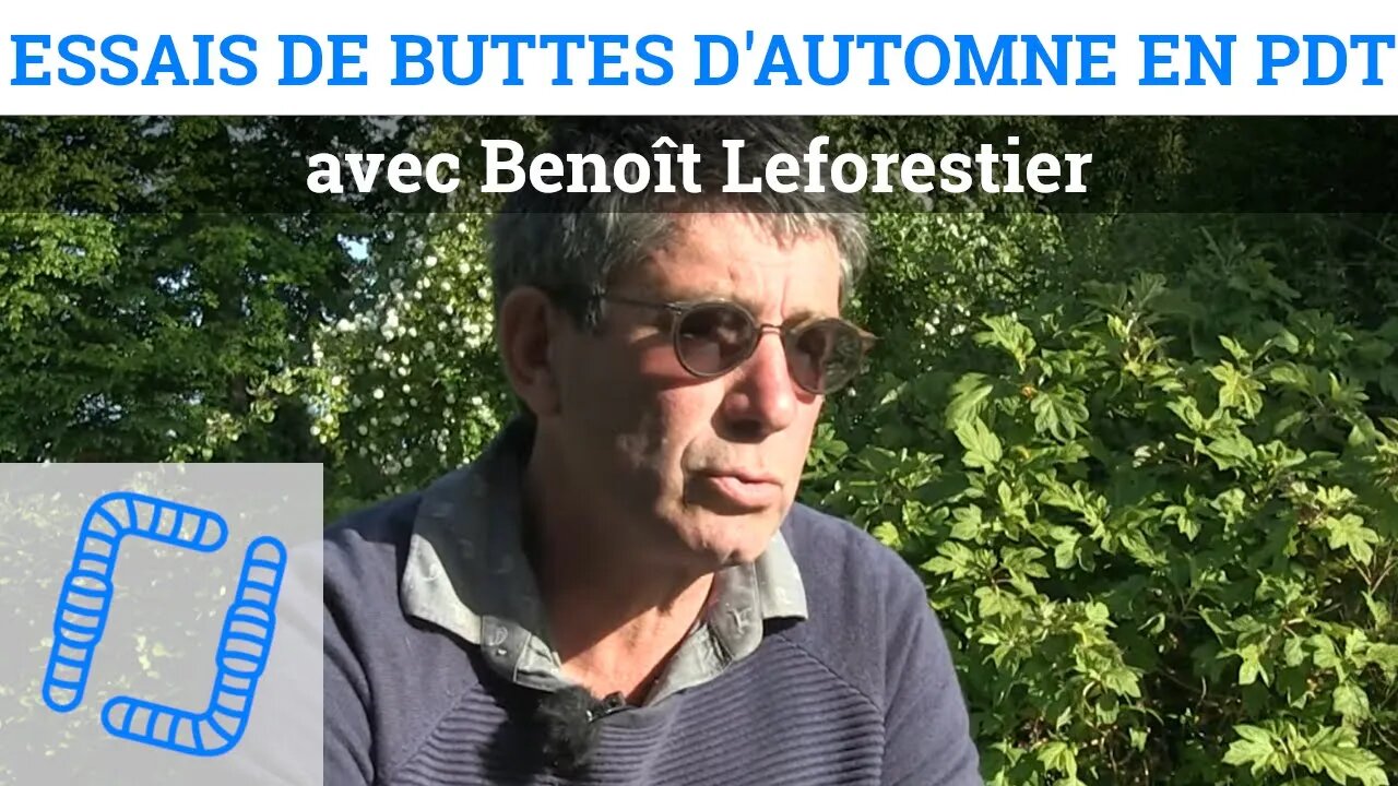 Essai de buttes d'automne en pomme de terre, avec Benoist Leforestier