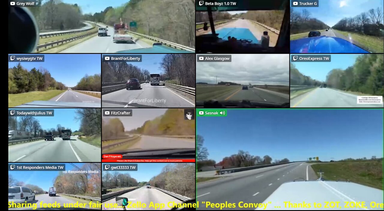 Peoples Convoy, American Freedom Convoy, Midwest Freedom Convoy 2022 California & Washington.