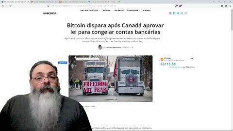 Corrida aos bancos no Canadá aumenta Bitcoin. #bitcoin