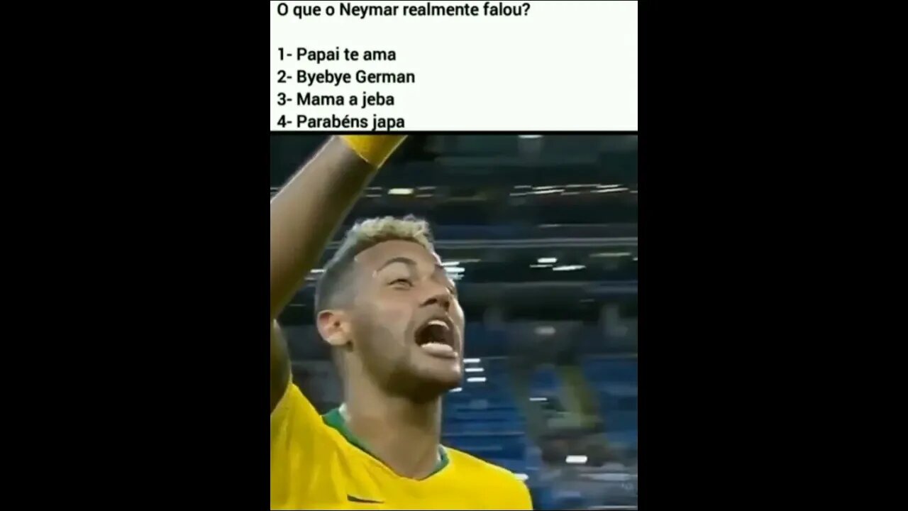 O QUE O NEYMAR DISSE??? comenta aí e se inscreve no canal 😂 vamos ver quem acerta!