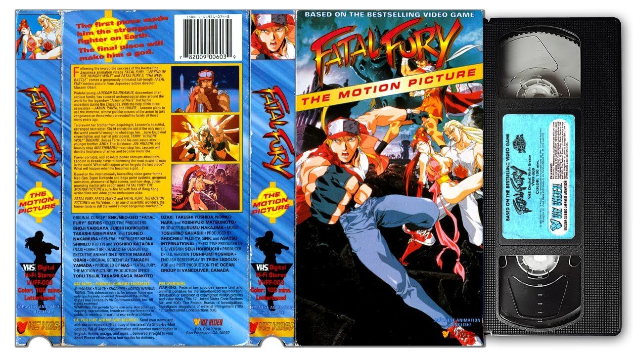 Fatal Fury The Motion Picture (English Dubbed) [VHS]