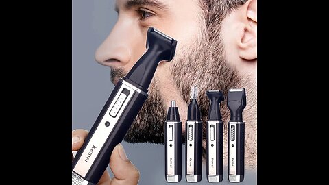 4 in 1 Rechargeable Men Electric Nose Ear Hair Trimmer Painless Women Trimming Sideburns Eyebrows