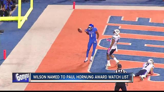 Wilson named to Hornung Award Watch List