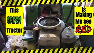 John Deere GT262 shuts off after short time running.