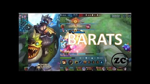 ML - Gameplay Barats - Jogando na Side XP - ZC