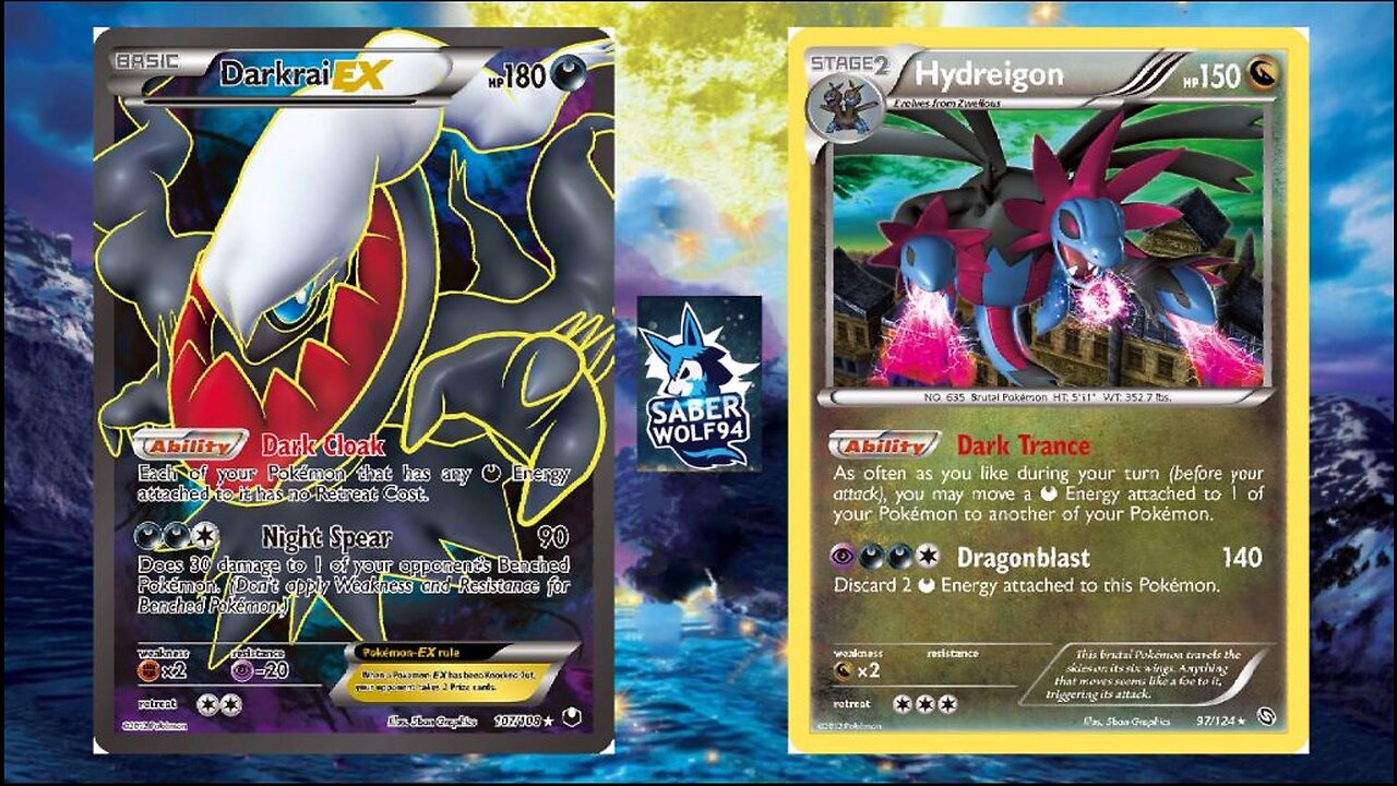 Pokemon TCG Online Legacy Darkrai EX Hydreigon Matches!!