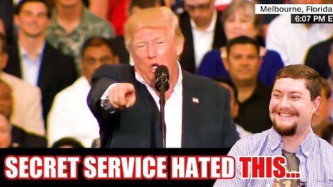 Trump BREAKS the RULES when he sees familiar man in the crowd