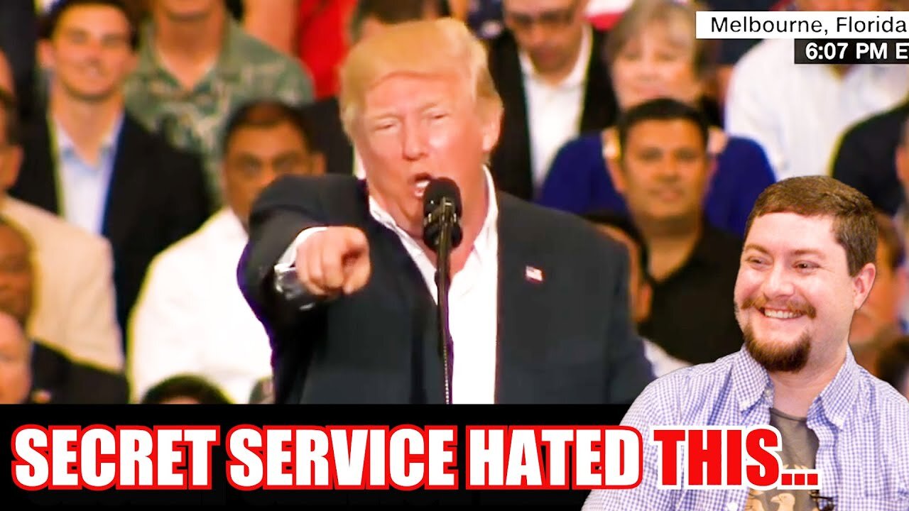 Trump BREAKS the RULES when he sees familiar man in the crowd