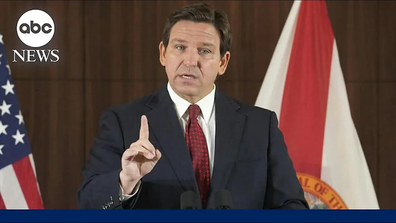 Disney sues Florida Gov. Ron DeSantis l GMA