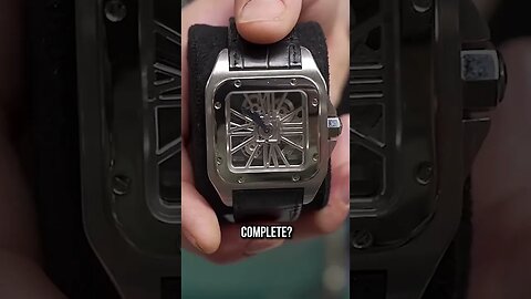 Negotiating Cartier watch at trade show