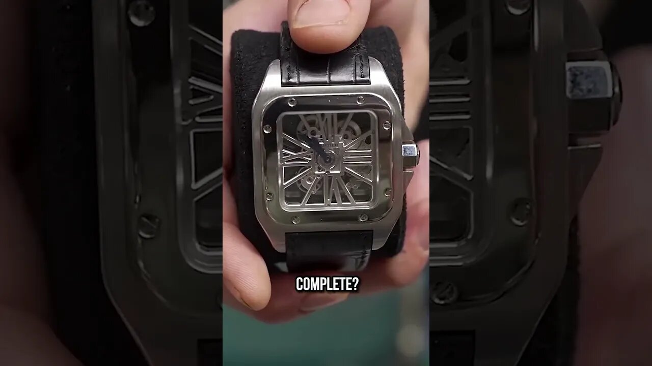 Negotiating Cartier watch at trade show