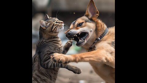 Funny animal- funny cats and dog-Funny animal video