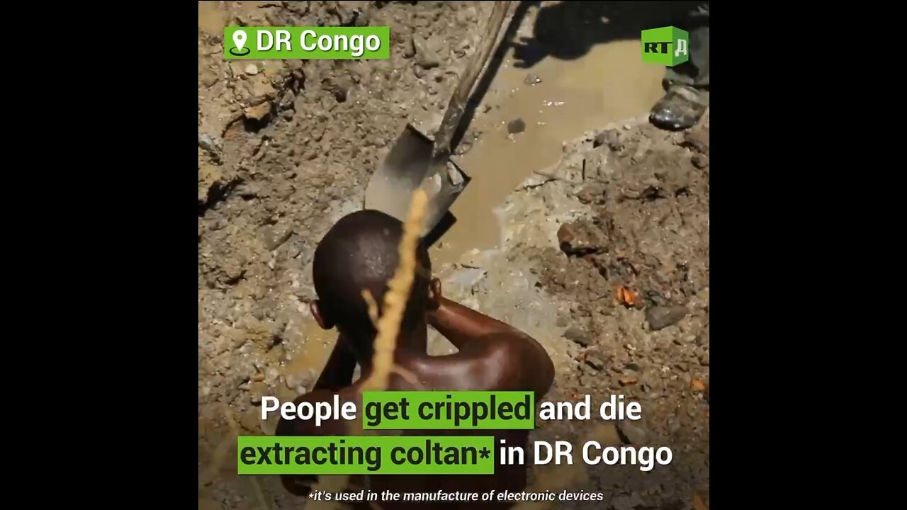 Congolese men are risking their lives that we can have mobile phones and laptops.