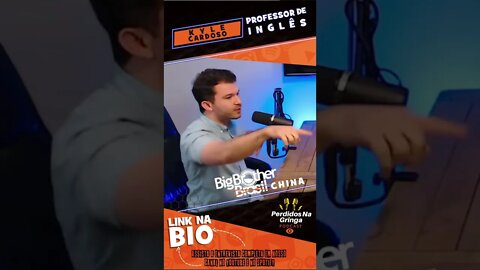 Professor de inglês vivi BBB Big Brother na china #shorts