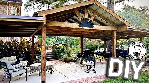 DIY Ideas Outdoor BBQ Kitchen Pavillion Phase 1 | Build Your Outdoor Kitchen | Teach a Man to Fish