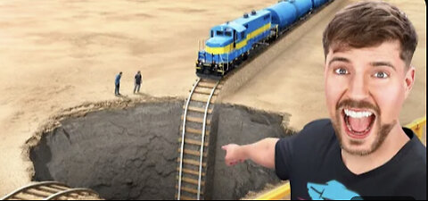 TRAIN vs GIANT PIT