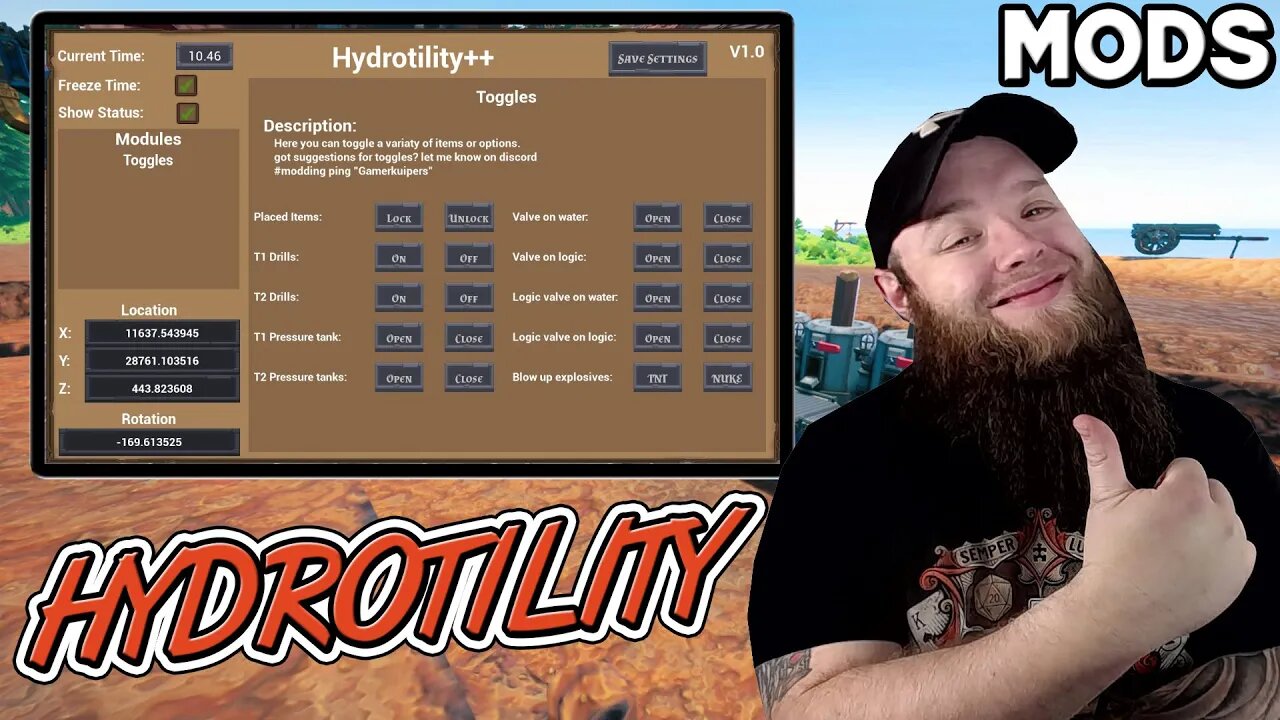 Turn EVERYTHING ON Mod Hydroneer 2.0