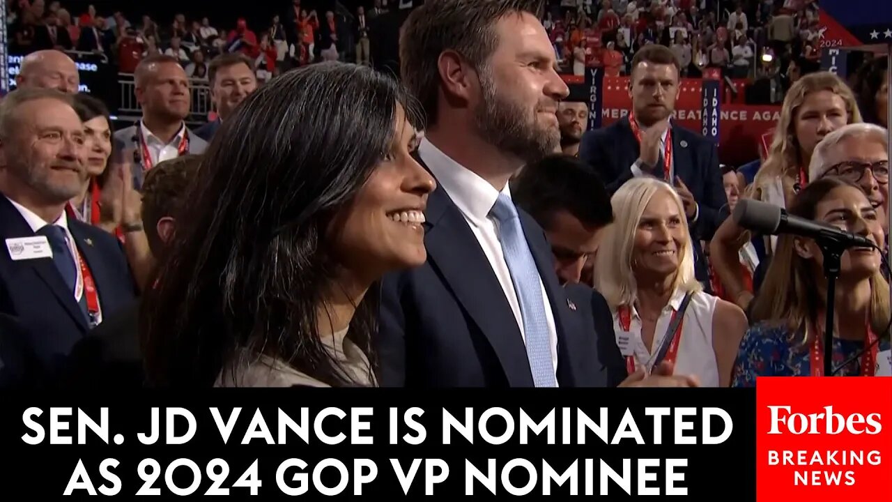 Ohio Sen. JD Vance Is Officially Nominated To Be 2024 GOP Vice President At The RNC