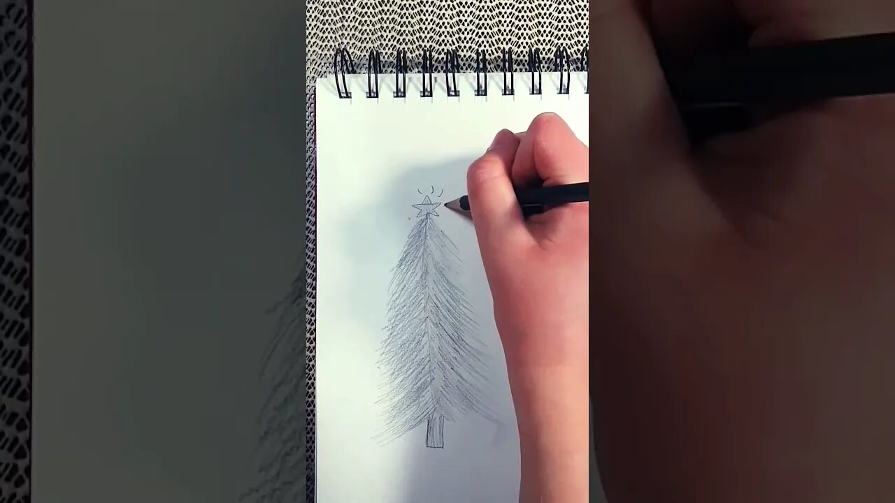 SUPER EASY Way To Draw A Christmas Tree