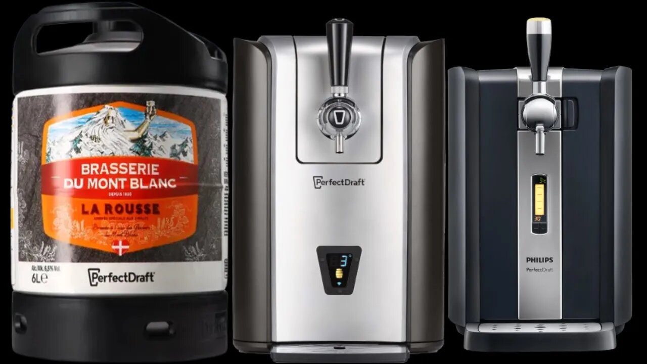 Philips PerfectDraft Pro Mont Blanc La Rousse 6L Keg 6.5% ABV limited release and P.D con 23