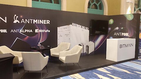 Bitmain Mining Summit Dubai 2021 - Checking out the Booths, Sponsors, Vendors