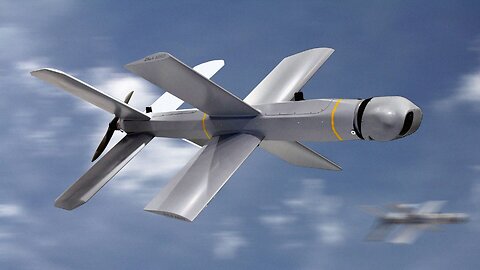 Drones kamikaze lancet rusos impanctando en obus estadounidense en Ucrania