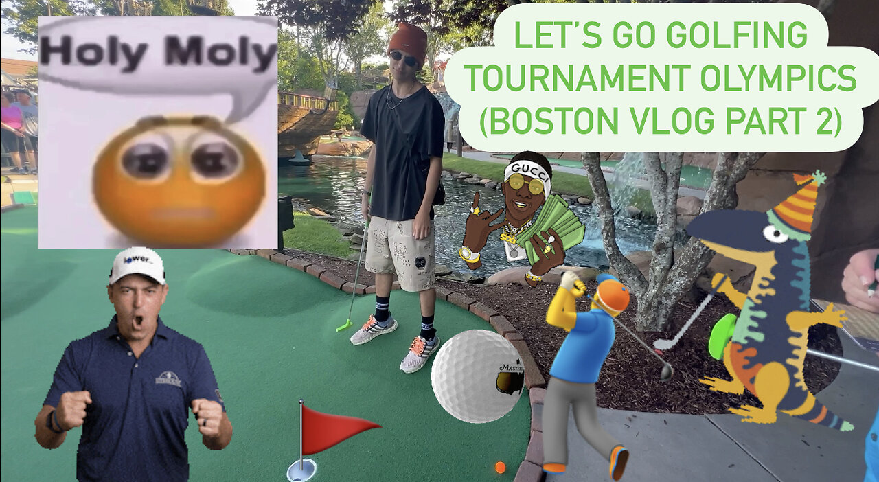 Let’s Go Golfing Tournament Olympics (Boston Vlog Part2)