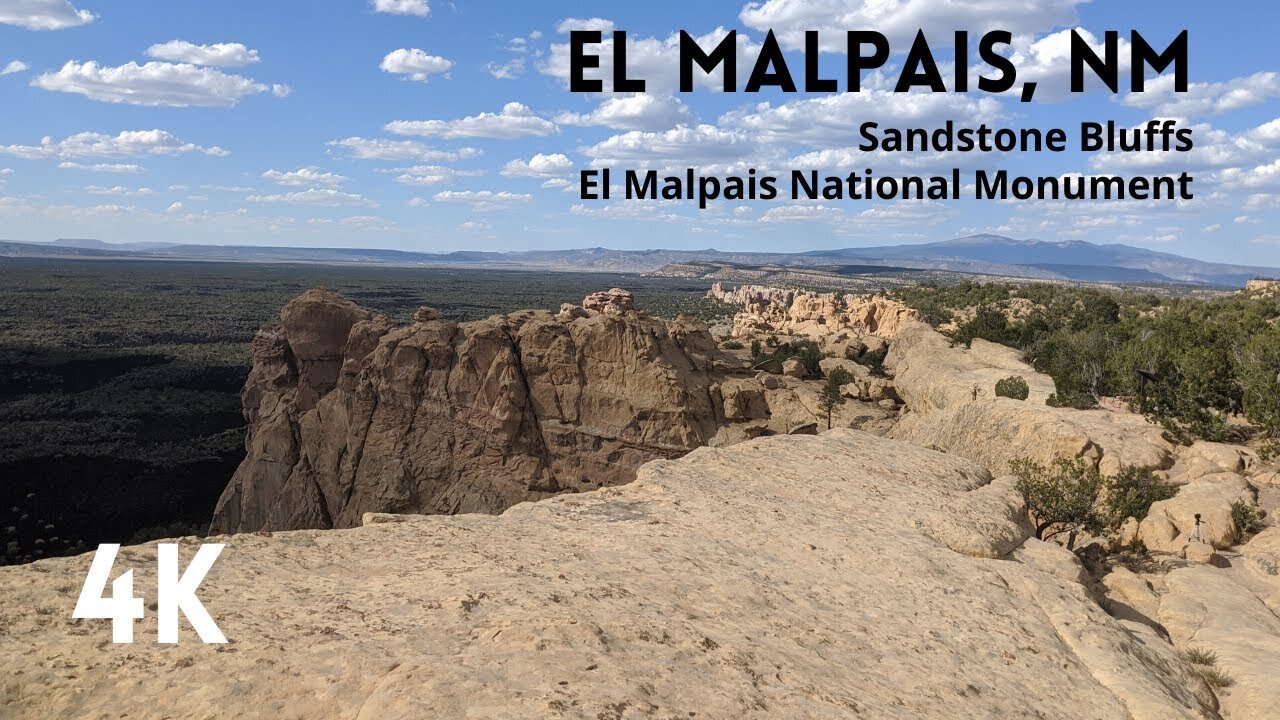 4K Scenic Video of El Malpais National Conservation Area in New Mexico