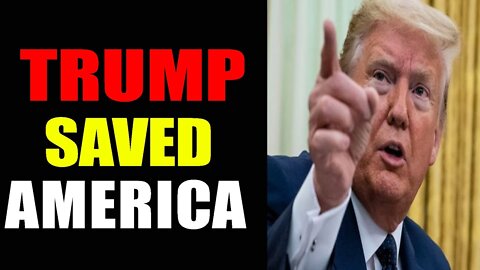 HOW TRUMP SAVED AMERICA DESTROYING D.S'S 16-YEAR PLAN! Q KNOWS IT ALL!!!